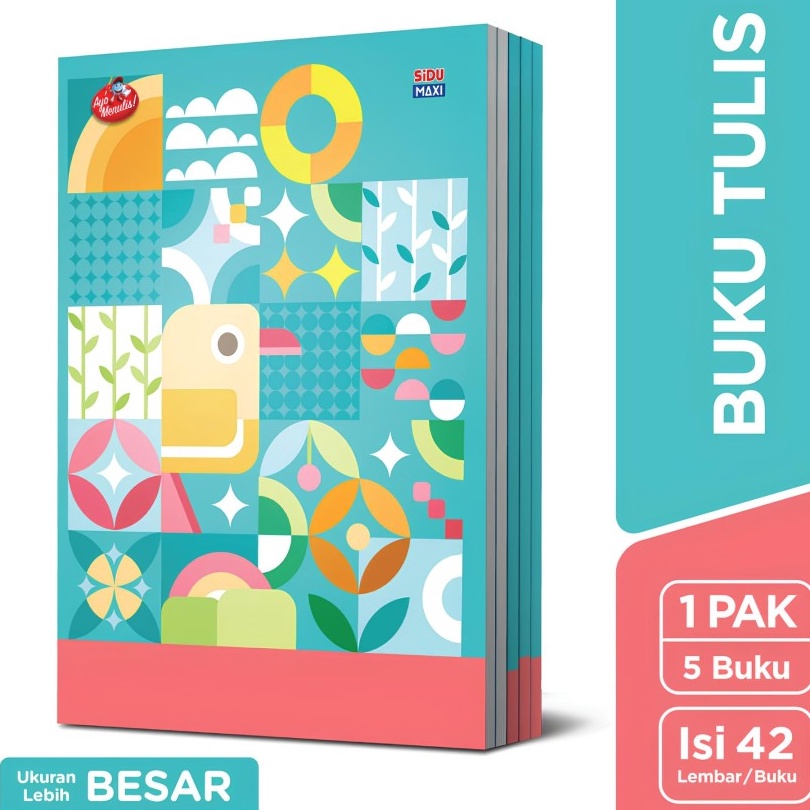 

(♥C6369] Buku Tulis SiDu Sinar Dunia Maxi 42 Lembar Per Pack