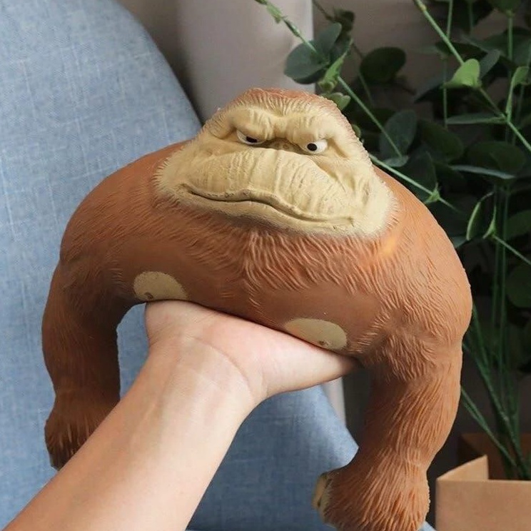 _ qz hokkiterus21⭐⭐⭐⭐⭐ SQUISHY KINGKONG squishy gorilla squishy monkey squishy monyet squishy lempar