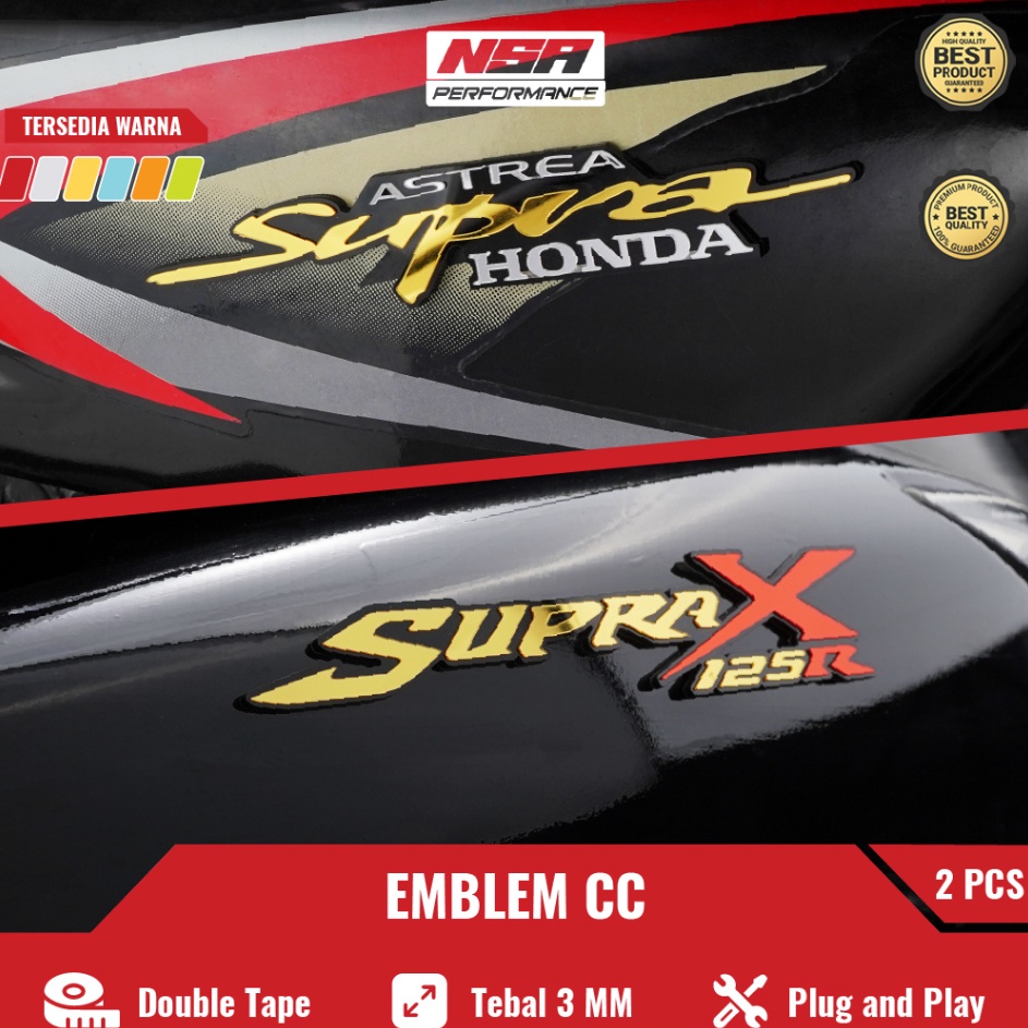 Paling popular EMBLEM MOTOR SUPRA X 125 SUPRA OLD SUPRA HONDA EMBLEM DASI SUPRA STIKER MOTOR EMBLEM 