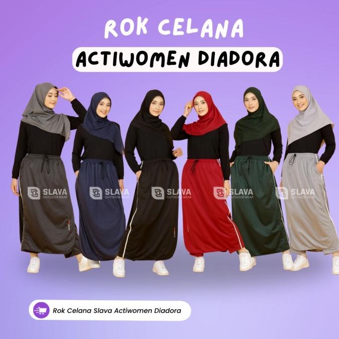 Rok Celana Sport Olahraga Training Muslimah Syari Slava Actiwomen