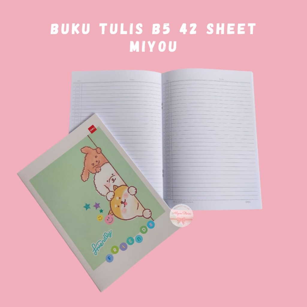 Buku Tulis Sekolah Deli Kter Astronot One Piece Per Pak