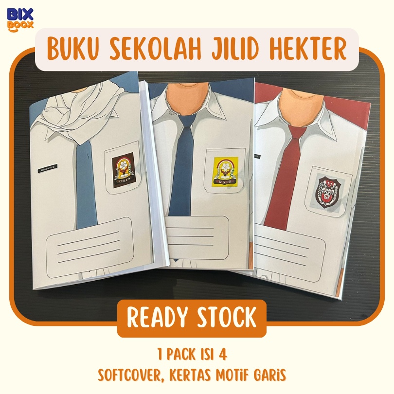 

LNI READY STOCK BUKU TULIS SEKOLAH TEMA SERAGAM SEKOLAH SD,SMP,SMA, MI, MTS, TK VWS