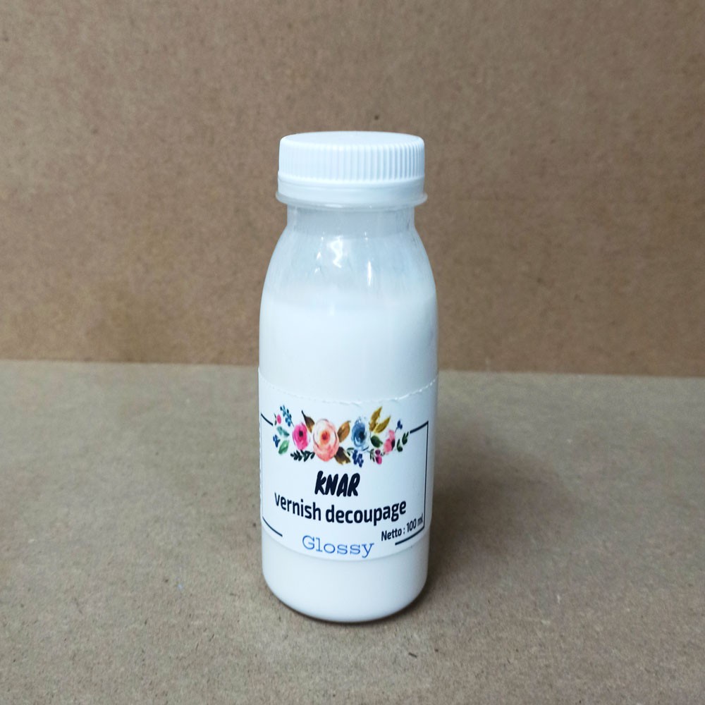 

OAI VARNISH GLOSSY / VARNISH CLAY / VERNIS DECOUPAGE FINISHER CLAY, FINISHER LUKISAN, KAYU, TANAH