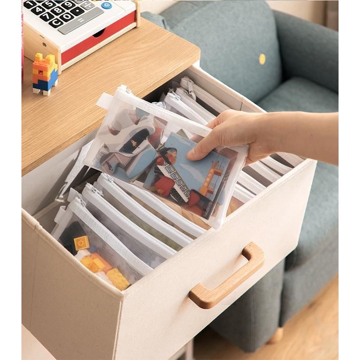 

UNS ZIPPER BAG KANTONG PENYIMPAN MAINAN PUZZLE ANAK DOMPET SERBAGUNA TEMPAT PENSIL - ST028 T13