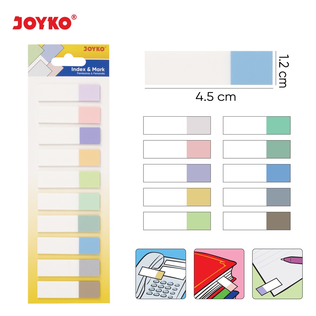 

ZZ3 INDEX MARK PENANDA PEMBATAS JOYKO IM-61 PLASTIK P1H