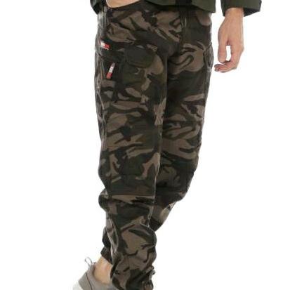 CELANA TACTICAL SEMI JOGGER CARGO JOGER CAMO PANTS LORENG ARMY TWILL