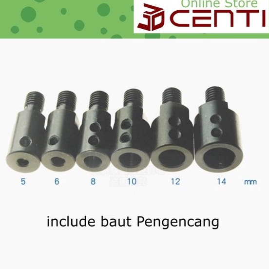 QKQK2312 Jangan Sampai Kehabisan!!! Konektor Arbor Gerinda M10 Dinamo as 5mm 6mm 8mm 10mm 12mm 14mm 