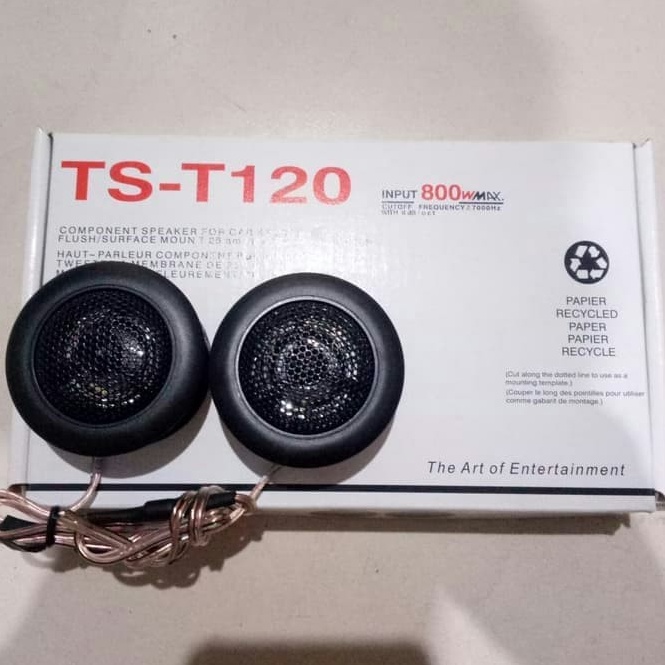 Terbatas WWL tweeter mobil TS 120 untuk mobil grand avanza ✴ ★★★