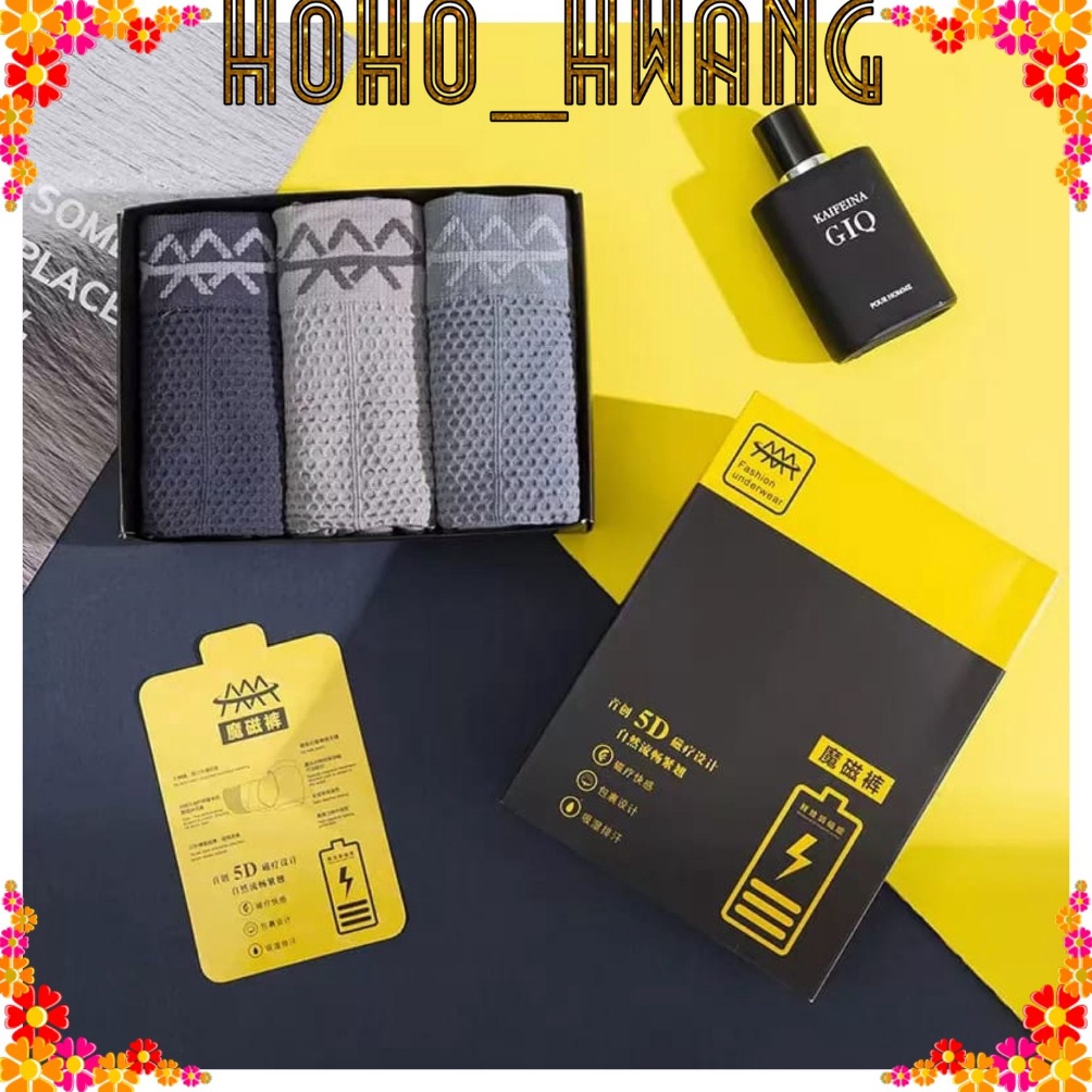 Mgp73 HOHO_HWANG (C-345) BOXER Pria Kotak isi 3 pcs Set celana dalam pria boxer pria import berkuali