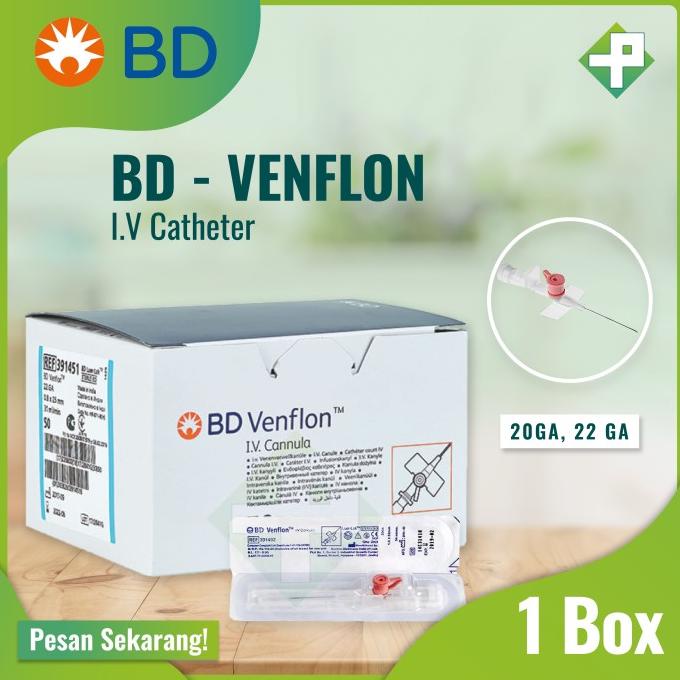 BD Venflon / Venflon BD / I.V Catheter BD isi 50's