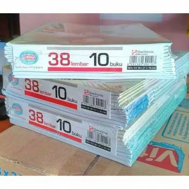 

♪|BestsellerBuku Tulis Sinar Dunia isi 38 lembar / Pack/ isi 10 Buku Tulis✥