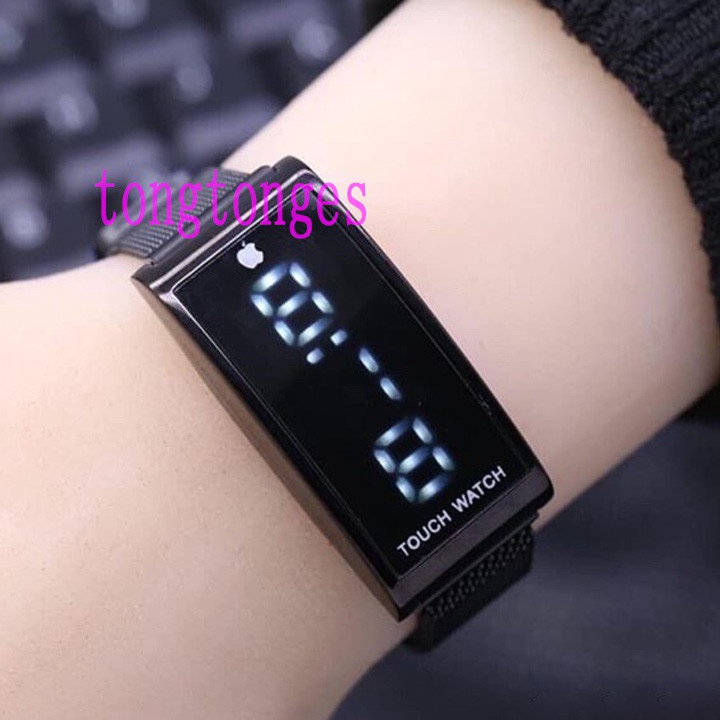 Ready ✅[COD] JAM TANGAN WANITA DIGITAL MAGNET TOUCH WATCH Bestseller