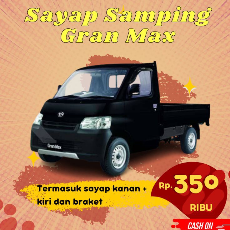 Paling Laris BISA COD Sayap Samping Perisai Mobil Pick Up Gran max Carry Futura All New Carry