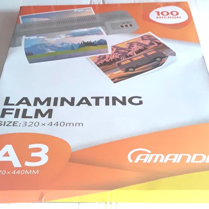 

New Plastik Laminating A3 Amanda 100Micron