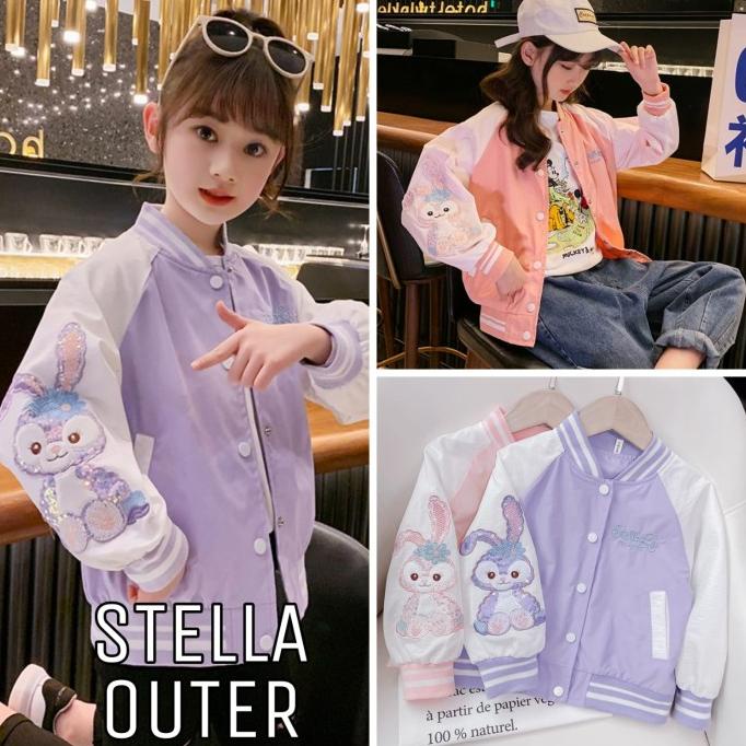 Bajukiddie Stella Lou Outer Jaket Anak Remaja Cewek Korea Fashion Lucu