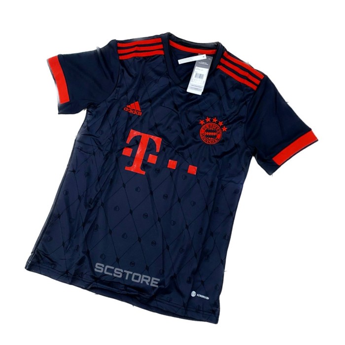 Jersey Bayern Munchen 3rd FULL PATCH 2022/2023 Import Grade Ori