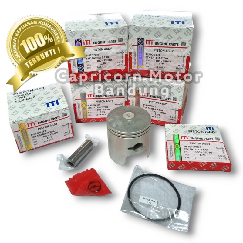 Piston Kit SATRIA 2T 2 TAK ITI oversize 125 150 175 200