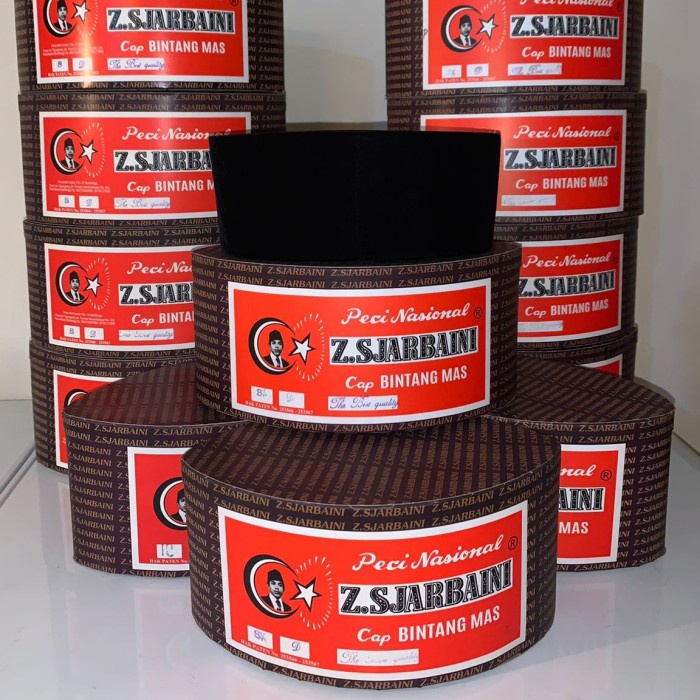 Peci Nasional Z Sjarbaini Cap Bintang Mas