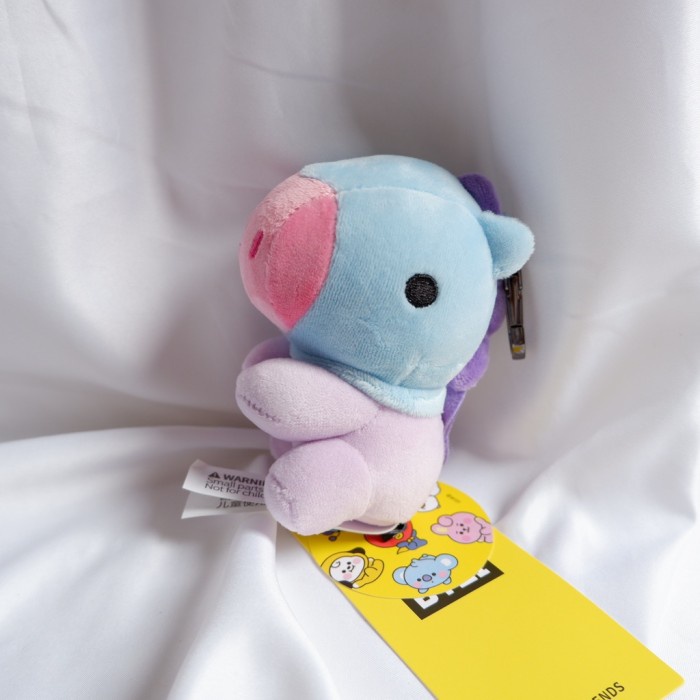 Gantungan Kunci Keychain Keyring Boneka Bukan Bulu Bt21 Hadiah Gift Murah
