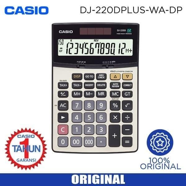 

Kalkulator Casio Dj-220D Plus (Calculator Meja Original Dj 220 D Plus)