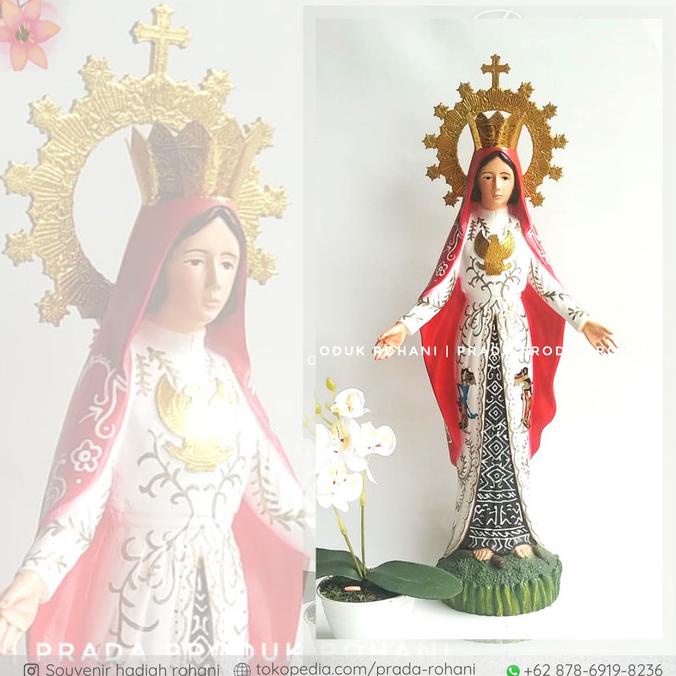 Patung Bunda Maria Segala Suku 40cm / Patung Bunda Maria Segala Bangsa