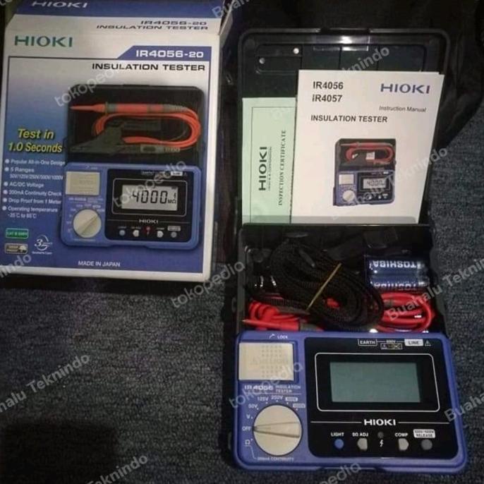 hioki ir4056-21 digital insulation tester ir 4056-21 megger