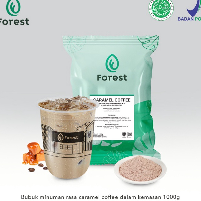 

Serba Murah Bubuk Minuman CARAMEL COFFEE Powder - FOREST Bubble Drink Big Sale