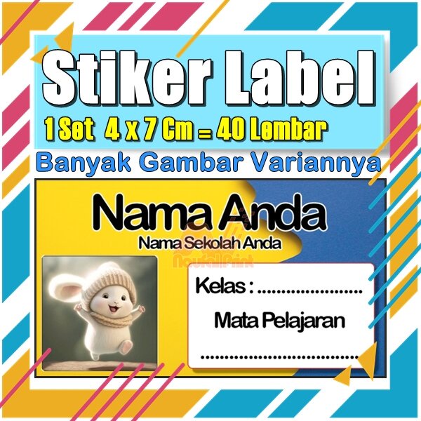

Stiker Label Nama Buku Pelajaran Anak Karakter Hewan Lucu Cute Murah Sticker Kecil Banyak 20 Lembar Anime Vol-20