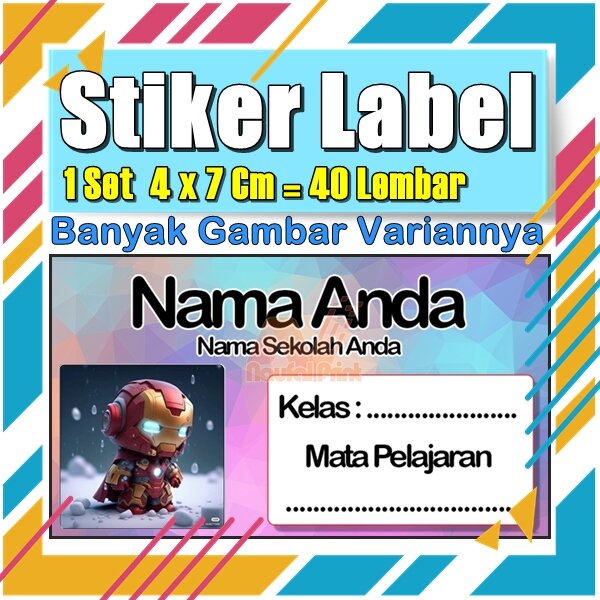 

Stiker Label Nama Buku Pelajaran Anak Karakter Hewan Lucu Cute Murah Sticker Kecil Banyak 20 Lembar Anime Vol-127