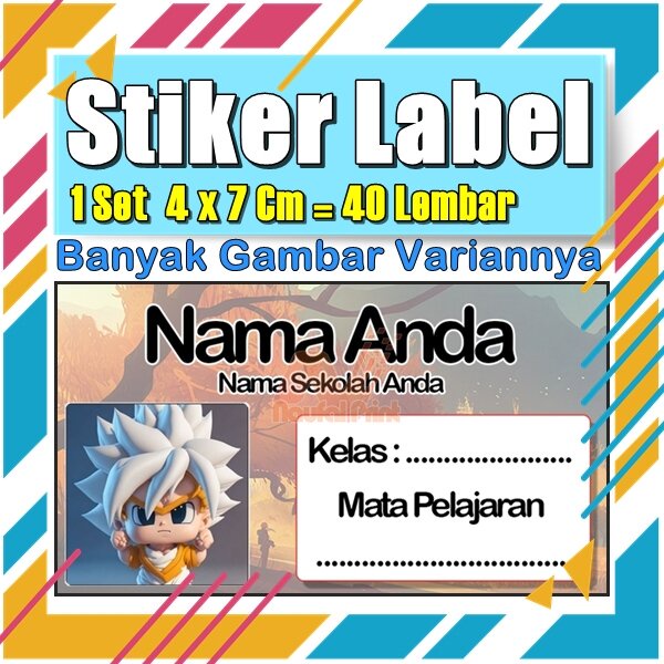 

Stiker Label Nama Buku Pelajaran Anak Karakter Hewan Lucu Cute Murah Sticker Kecil Banyak 20 Lembar Anime Vol-392