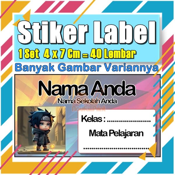 

Stiker Label Nama Buku Pelajaran Anak Karakter Hewan Lucu Cute Murah Sticker Kecil Banyak 20 Lembar Anime Vol-502