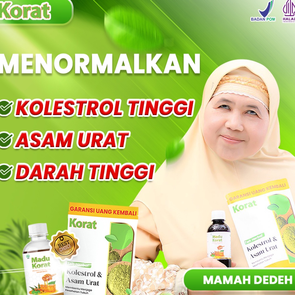 

Best Product Madu Korat Menyembuhkan Penyakit Kolesterol & Asam Urat Secara Alami