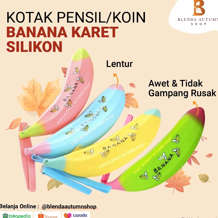 

Harga Termurah KOTAK PENSIL PISANG BANANA SILIKON