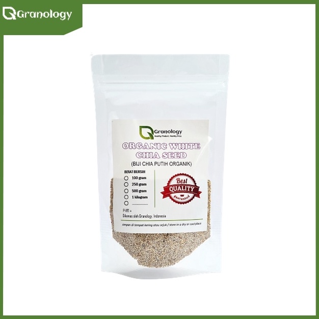 

Paling popular Organic White Chia Seed Peru (100 gram) by Granology 92