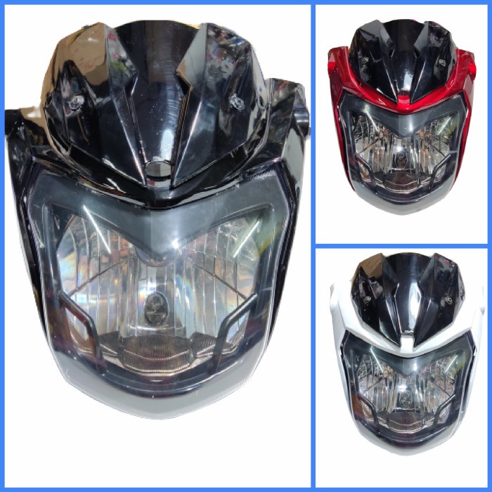 Batok Kepala Depan Kedok Lampu Depan Set Vixion New Nvl 2012- 2014