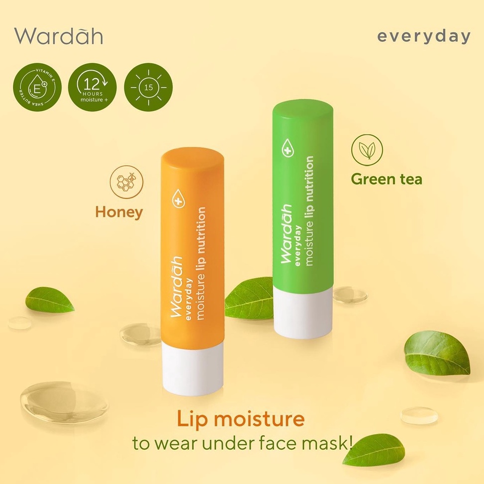 LOP+147 ✨STAR✨ Wardah Everyday Moisture Lip Nutrition 4gr | Lip Balm Wardah/Lip Gloss/VItamin Bibir/