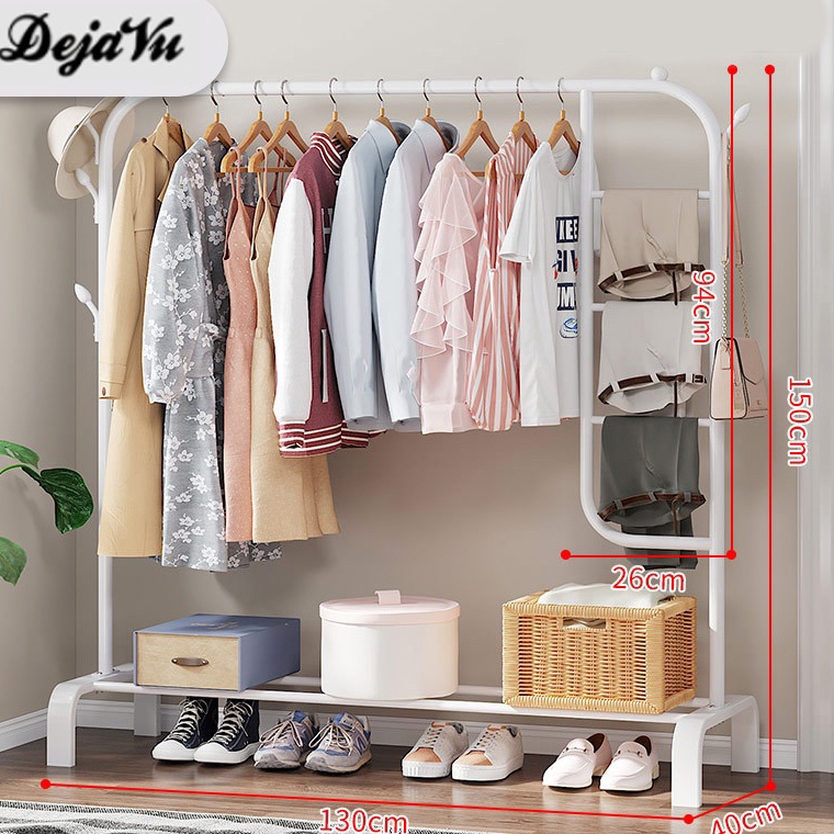 PALING LARIS. Dejavu Rak Baju Stand Hanger Gawang Rak Gantungan Baju Dengan Rak Celana Jemuran Baju 