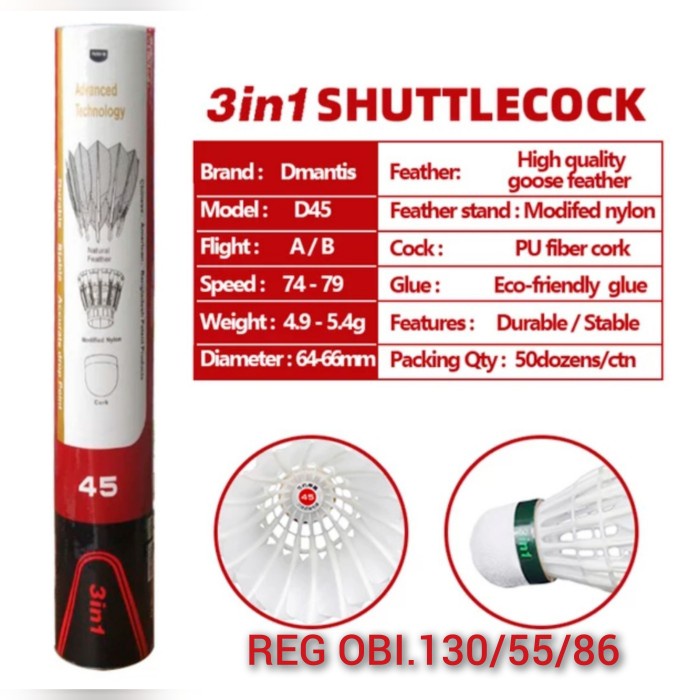 Terlaris Cock 3In1 Dmantis D45