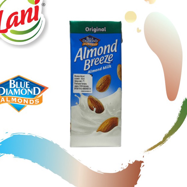 

ぽ VI 39109 Blue Diamond Almond Breeze Almond Milk 180 ml [ All Varian ] Susu Almond HOT ぼ