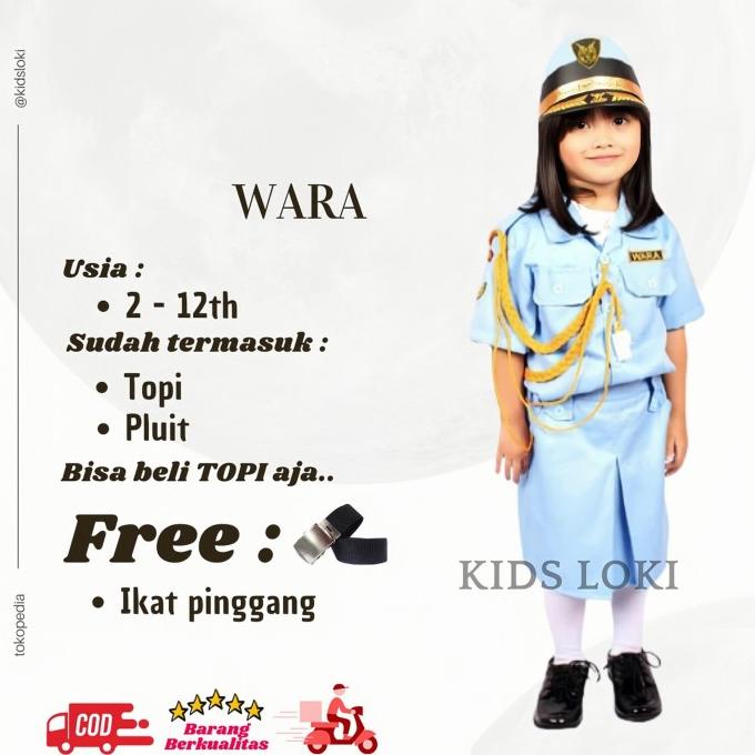 Baju Profesi Anak Seragam Tni Au Wanita Anak Baju Karnafal Kostum Anak