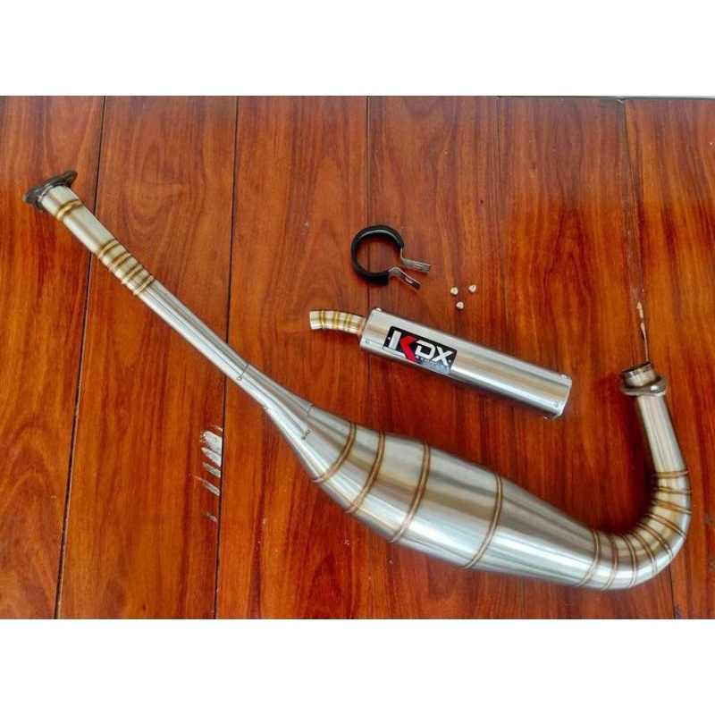 Knalpot racing kdx fullsysteem ninja Rr,R,Ss full stenlis suara garing-knalpot ninja2tak-knalpot nin