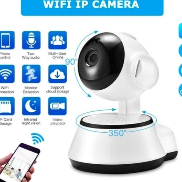 Terbaik Kamera Cctv Mini Sambung Ke Hp Q6 V380 Hd1080P - Cctv Wifi - Cctv Bisa Di Pantau Lewat Hp Ja