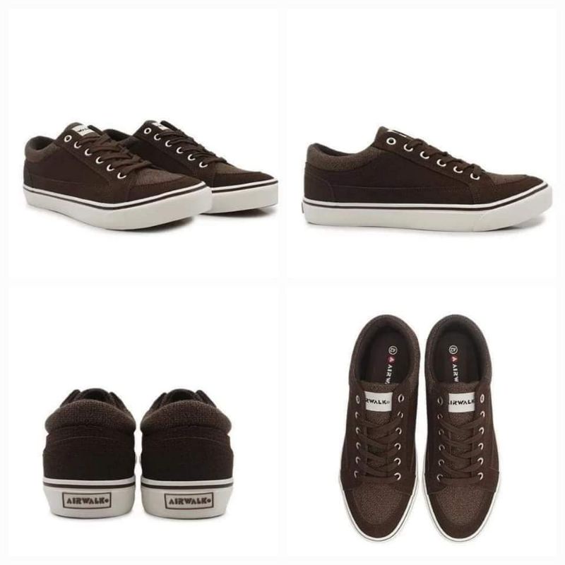 SALE100%ORIGINAL AIRWALK ROBY BROWN Men's Sneakers Shoes 0888-AIW22CM0916C700040