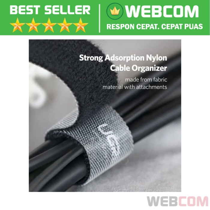 

Terlaris Ugreen Cable Organizer Winder 5M / Kabel Tali /Pengatur Kabel