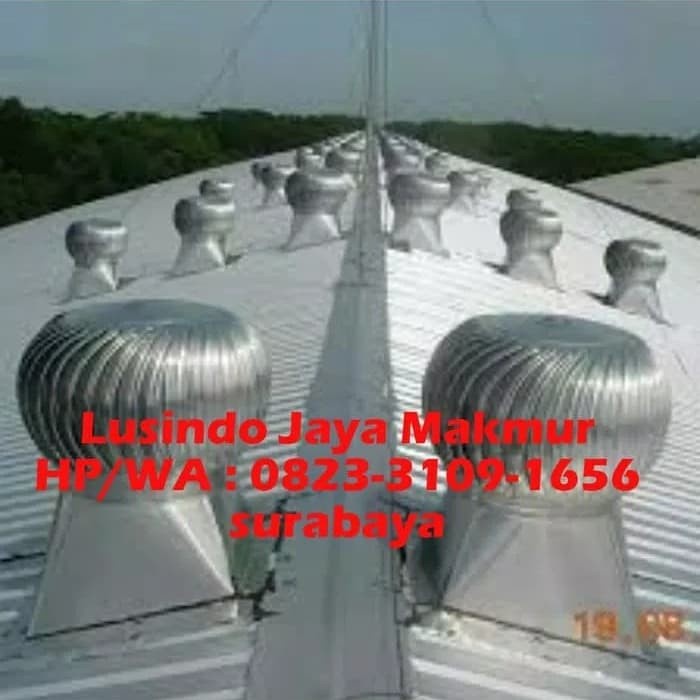 Turbin Ventilator 24 " Inch 24" Aluminium Surabaya