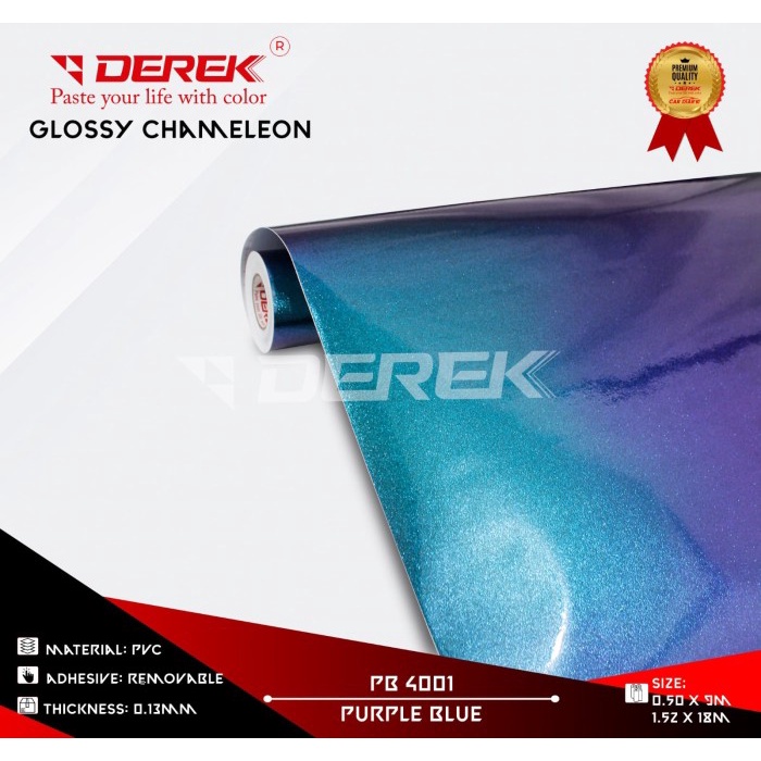 

Sticker Derek Bunglon Chameleon 50 cm (mtr)