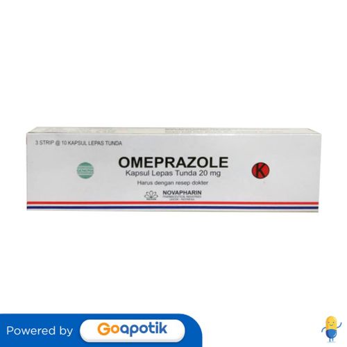 OMEPRAZOLE NOVAPHARIN 20 MG BOX 30 KAPSUL