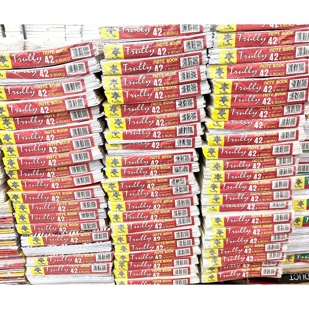 

8.8 [Big Sale] (Pak) Buku Tulis Trully / Buku Tulis Isi 42 Lembar Trully / Buku Tulis Murah New !!