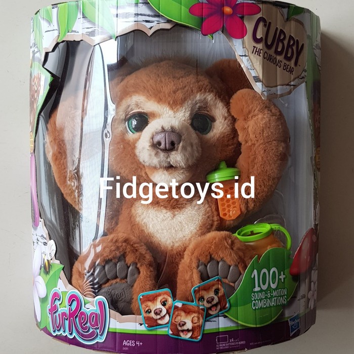 Terlaris Furreal Cubby The Curious Bear Interactive Plush Toy
