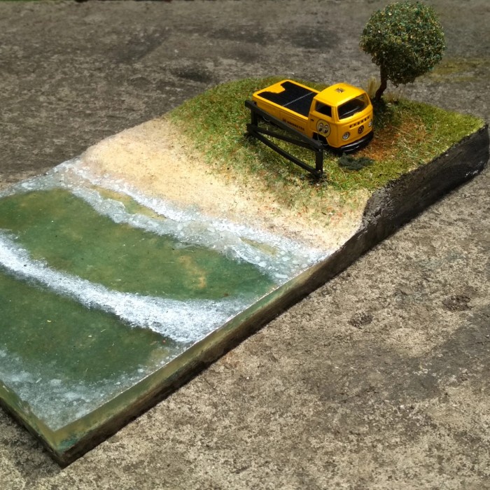 MUST HAVE DIORAMA DIECAST HOTWHEELS PANTAI B TERLARIS